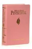 Biblia de Estudo Pentecostal Pequena Rosa Com Indice