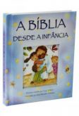 A Bíblia Desde a Infância Capa Dura Ilustrada Azul