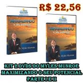 KIT 2 DVDS MAXIMIZANDO O SEU POTENCIAL. Dr. Myles Munroe