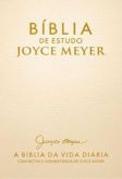 Bíblia De Estudo Joyce Meyer NVI Média Letra Grande Edição de Luxo Dourada.