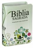 Biblia Sagrada Edição de Bolso Capa Luxo Flores RA