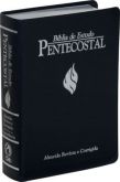 Biblia de Estudo Pentecostal Pequena Azul Com Indice