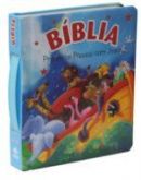 Bíblia Primeiros Passos Com Jesus Capa Dura Almofadada Ilustrada Azul