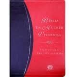 Bíblia da Mulher Vitoriosa Média Azul x Pink Com Indice