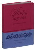 Bíblia Sagrada Letra Extragigante Goiaba/Malva RA Com Indice
